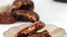 Salted Caramel Filled Chocolate Cookies (Vegan, Gluten & Sugar Free)