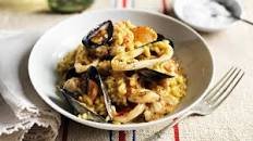 Seafood risotto