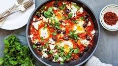 Shakshuka with Feta, Olives, and Peppers