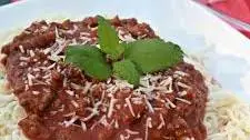 Shirataki Noodles With Spaghetti Sauce