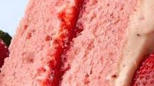 Soft Strawberry Cake