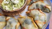 Spanakopita Wontons