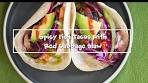 Spicy Fish Tacos with Red Cabbage Slaw