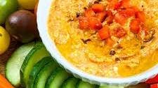 Spicy Roasted Red Pepper & Feta Dip (Htipiti)