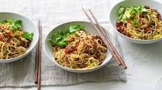 Spicy Sichuan (dan dan) noodles