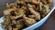 Spinach Potato Pakora - Aloo Palak Pakora