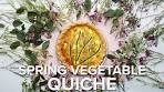 Spring Vegetable Quiche • Tasty Recipes