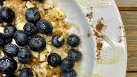 Steel-Cut Oats with Blueberries, Almonds, and Honey