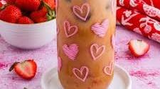 Strawberries N' Cream Iced Latte