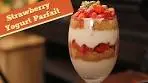 Strawberry Yogurt Parfait | How To Make Parafait | Divine ...