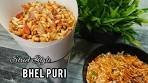 Street Style Bhel Puri | Murmura Chaat Recipe | Kolkata Jhal ...