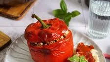 Stuffed Bell Peppers with Rice & Meat