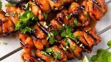 Sweet and Spicy Chicken Skewers