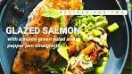 Sweet and Spicy Glazed Salmon Recipe | Oven Baked Glazed ...