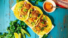 Sweet and Spicy Shrimp Tacos