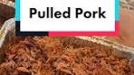 Sweet BBQ pulled pork. Smoked overnight at 225°. Added ...