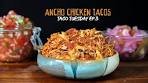 Taco Tuesday EP.3 // Ancho Chile Puree Braised Chicken Tacos