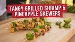 Tangy Grilled Shrimp & Pineapple Skewers | BBQ Bites