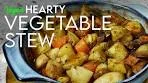 TASTY PLANT BASED VEGETABLE STEW 🍲 Hearty vegan ...