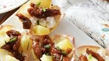 Teriyaki Chicken, Rice & Pineapple Wontons