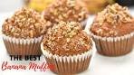 The Best Banana Nut Muffins Recipe Ever