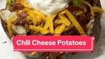 These Chili Cheese Baked Potatoes are so incredibly good ...