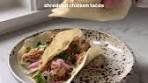 these shredded chicken tacos with avocado cilantro crema ...