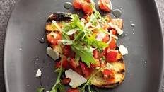 Tomato & rocket bruschetta