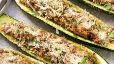 Turkey Stuffed Zucchini