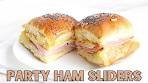 Vintage Recipe: Party Ham Sliders // Delicious And Feeds A ...