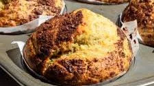 Zucchini Muffins with Cinnamon Chocolate