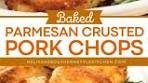 Baked Parmesan Crusted Pork Chops
