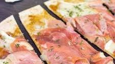 Brie and Fig Jam Flatbreads