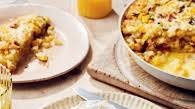 Hashbrown Bake with Crispy Bacon and Eggs