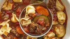 Italian Sausage Soup with Tortellini