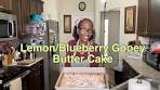 Lemon Blueberry Gooey Butter Cake | @cookingsemi ...