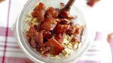 Maple Bacon Overnight Oats With Cinnamon & Walnuts