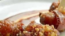 Spicy Sugar Bacon Smokies -