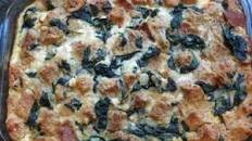 Spinach and Feta Strata