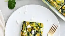 Spinach Feta Egg Bake