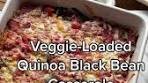 ✨Veggie-Loaded Quinoa Black Bean Casserole✨ Friday calls ...
