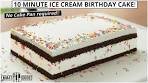10 Minute ICE CREAM BIRTHDAY CAKE! 🍦🍰 | 10 Minute ICE ...