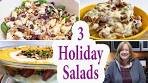 3 HOLIDAY SALADS Perfect for the Holiday Table, 7 LAYER ...