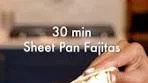 30-Minute Sheet Pan Chicken Fajitas @mymanabites brings ...