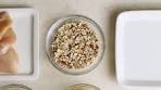 Almond Crusted Chicken | chicken meat, entrée, bread ...