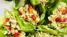 Avocado Chicken Salad Lettuce Wraps