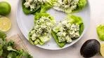 Avocado Chicken Salad Lettuce Wraps