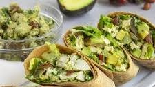 Avocado Chicken Salad Wraps