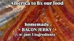 BACON JERKY the perfect homemade snack for the savory ...