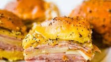 Baked Ham and Cheese Sliders